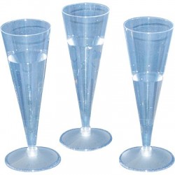 BICCHIERI PLASTICA FLUTES 20pz
