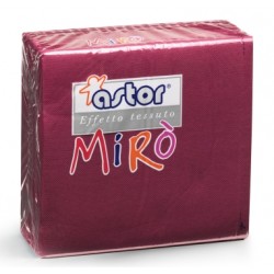 TOVAGLIOLI COLOR MIRO' 38x38 40pz BORDEAUX ASTOR