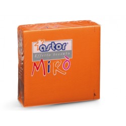 TOVAGLIOLI COLOR MIRO' 38x38 40pz ARANCIONE ASTOR