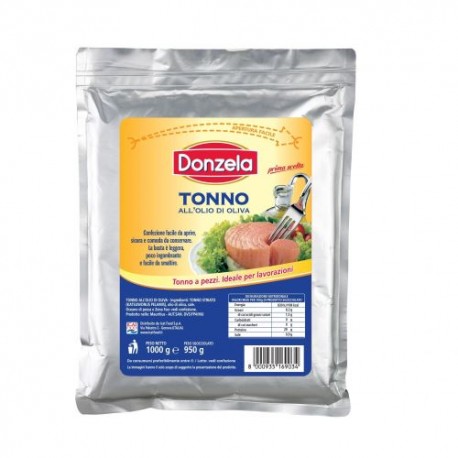 TONNO BUSTA OLIO OLIVA 1kg DONZELA