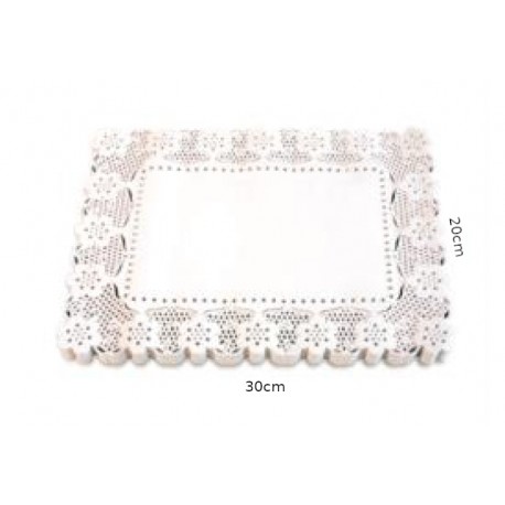 PIZZI SOTTOTORTA RETTANGOLARE 20x30cm 100pz
