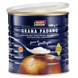 GRANA PADANO GRATTATO LATTA 1kg MASER